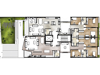 پلان طبقه 3 الهیه نیکان